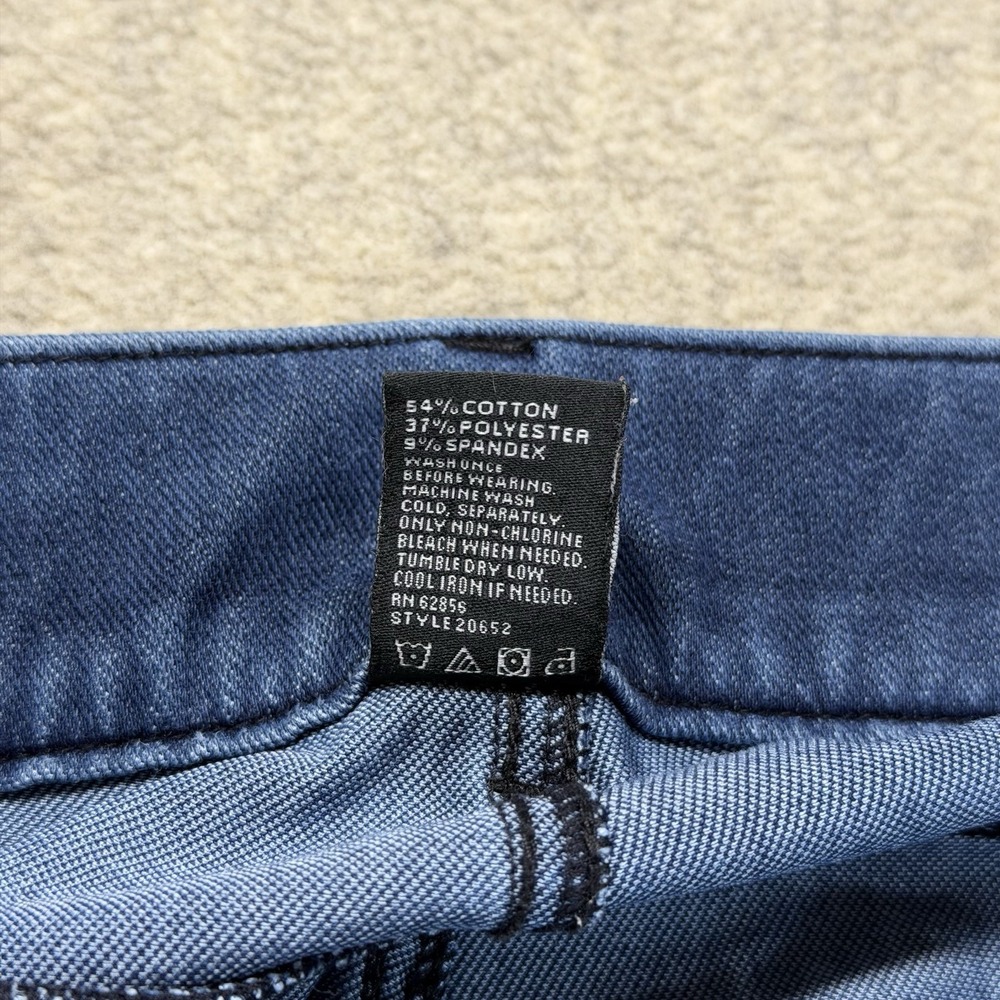 HUE Womens 2X Denim Jeggings Lot of 3 Blue Pull On Stretch Skinny Jeans Pants - Picture 7 of 16